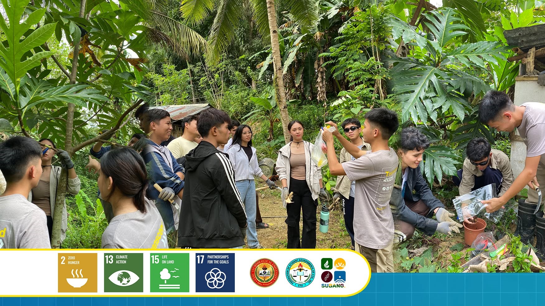 FSG Officers Lead Breadfruit Propagation Through Marcotting at CTU-Barili