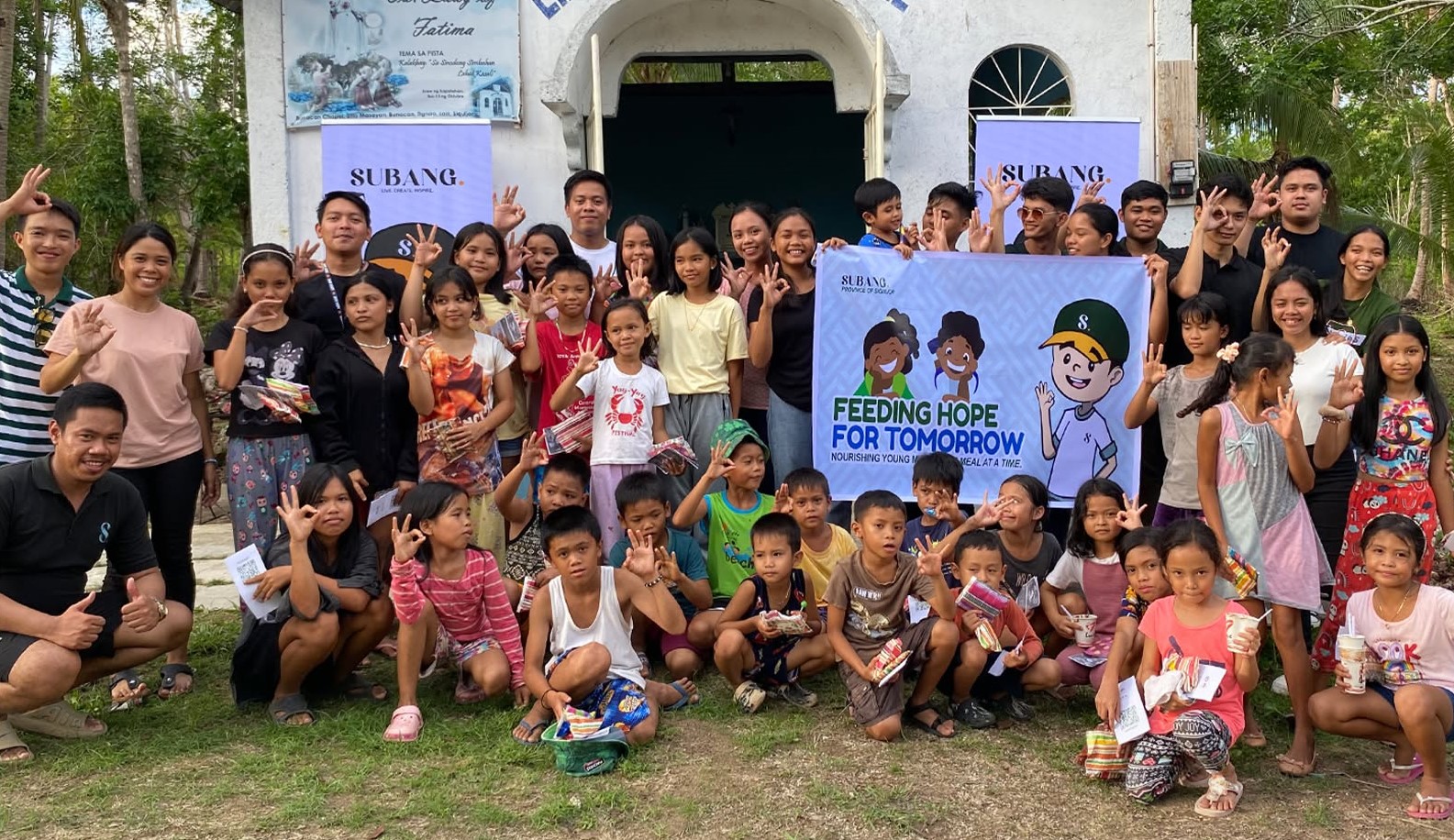Subang - Province of Siquijor Brings Feeding and Environmental Education to Tignao